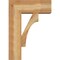 Ekena Millwork Westlake Block Rough Sawn Bracket w/ Offset Brace, Western Red Cedar, 8"W x 20"D x 28"H BKT0806X20X28WTL05RWR - alternate 4